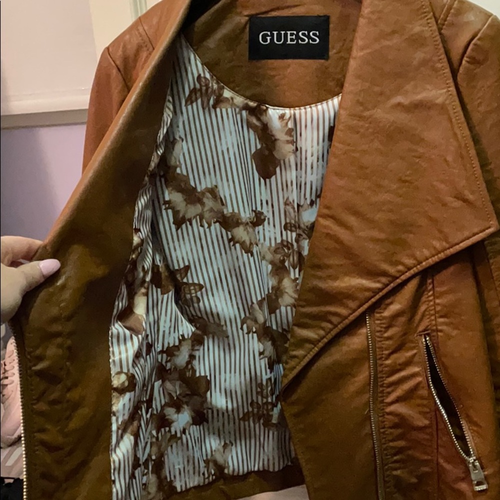 GUESS Leather Jacket - Picture 4 of 4